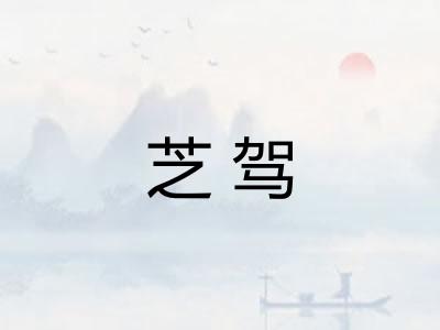 芝驾 芝驾